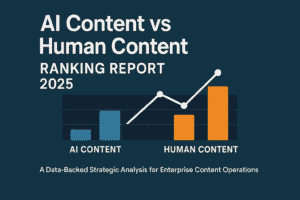 AI Content vs Human Content Ranking Report 2025 - Data Insights