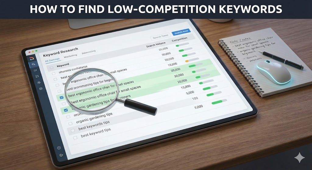 How to Find Low-Competition Keywords