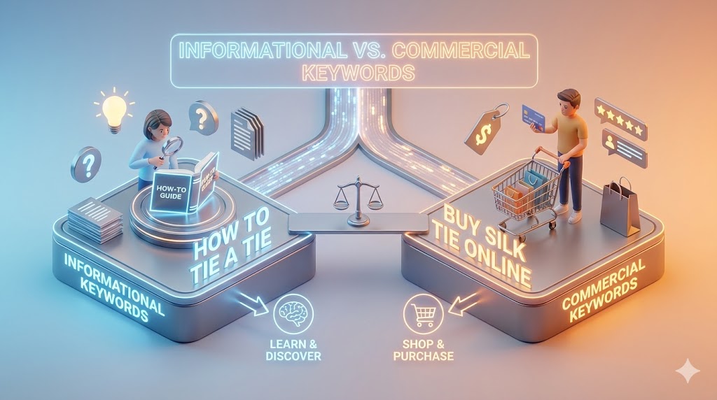 Informational vs Commercial Keywords