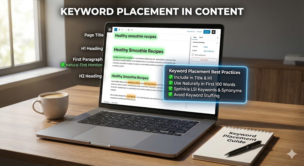 Keyword Placement in Content