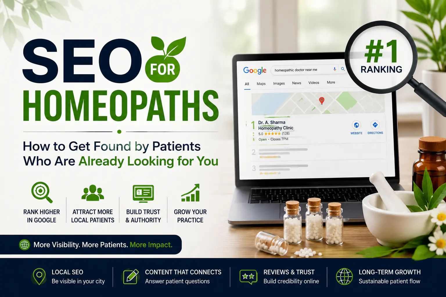 SEO for Homeopaths- How to Get Found by Patients Who Are Already Looking for You